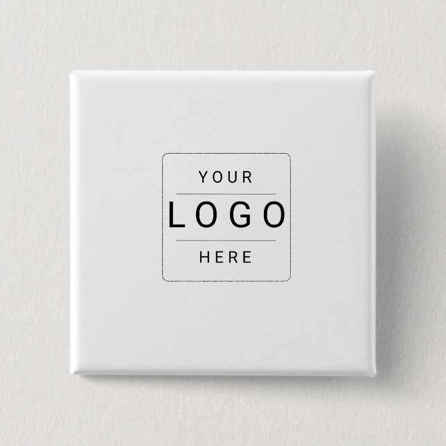 Custom Logo 2 Inch Square Button (Front)