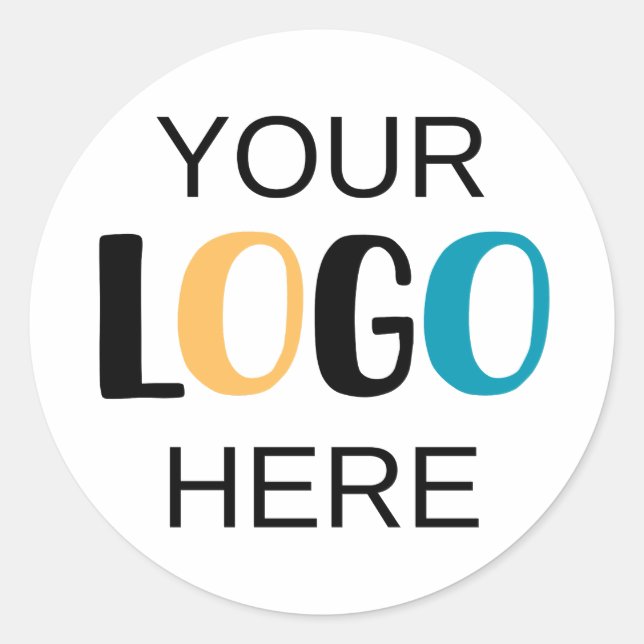 Custom Logo 3 inch Matte Classic Round Stickers (Front)