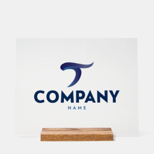 Custom Logo Acrylic Sign Professional Branded 