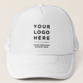 Custom Logo and Text Branded Hat No Minimum (Front)