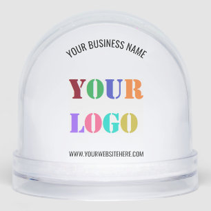 Custom Logo and Text Business Gift Snow Globe