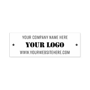 Custom Logo and Text Design Your Own Stamp