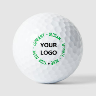 Custom Logo and Text Golf Balls Stamp Choose Colou