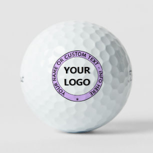 Custom Logo and Text Golf Balls - Your Own Design