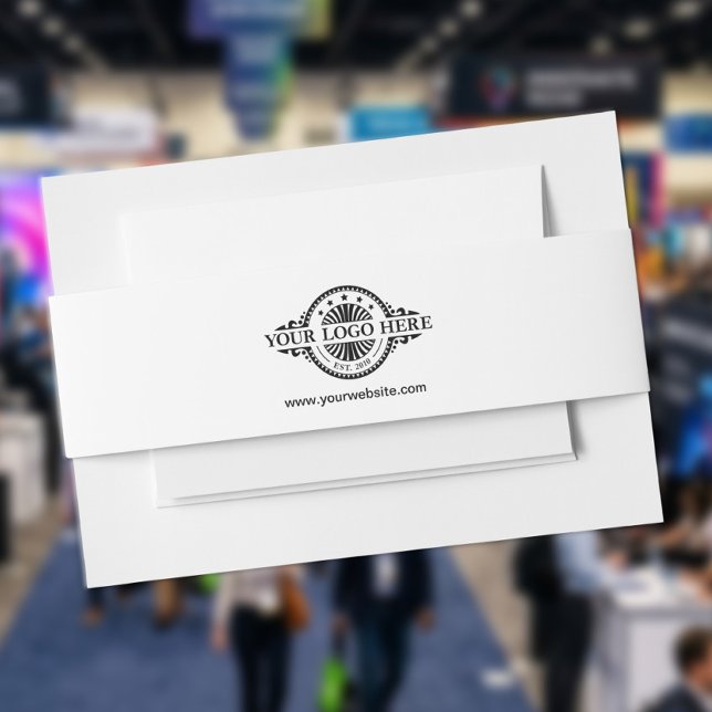 Custom Logo and Text Invitation Belly Band (Creator Uploaded)
