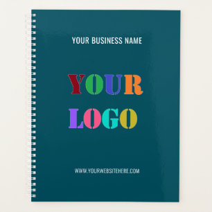 Custom Logo and Text Personalized Business Planner