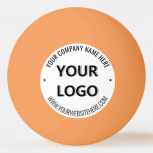 Custom Logo and Text Personalized Ping Pong Ball