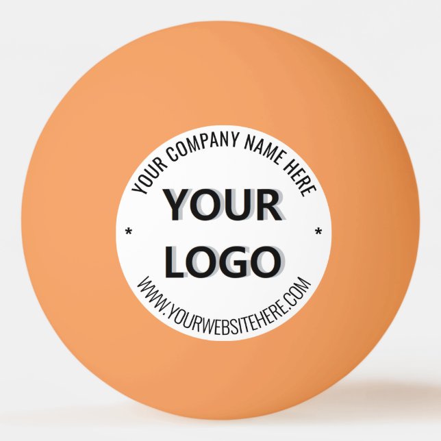 Custom Logo and Text Personalized Ping Pong Ball (Back)
