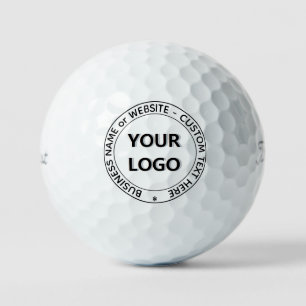 Custom Logo and Text Personalized Stamp Golf Balls