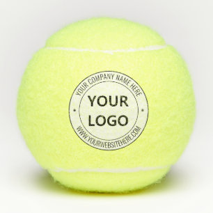 Custom Logo and Text Personalized Tennis Balls