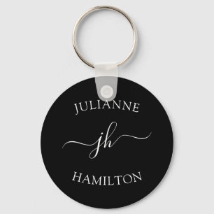 Custom Logo and Text Promotional Business Keychain