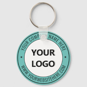 Custom Logo and Text - Promotional Business Keychain