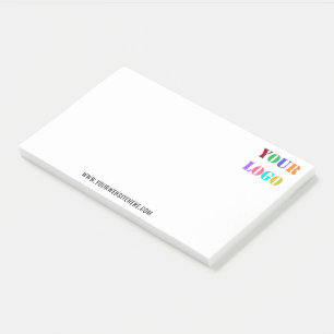 Custom Logo and Text Promotional Business Post-it Notes