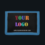 Custom Logo and Text Promotional Business Wallet<br><div class="desc">Custom Colours and Fonts - Personalized Wallets with Your Company Logo and Text Promotional Business Wallet Gift - Add Your Logo / Image or QR Code - Photo / and Website - Name - Custom Text / More - Resize and move elements with Customization tool. Choose / add your favourite...</div>