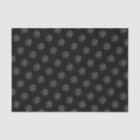 Custom logo black tissue paper business packaging