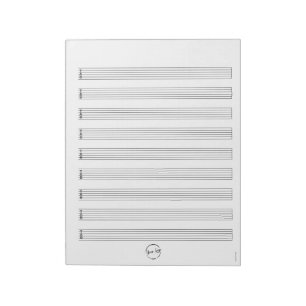 Custom Logo Blank Guitar Tablature Notepad