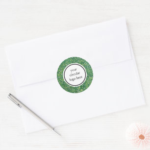 Custom Logo Boxwood Wreath Gift Wrap Seals
