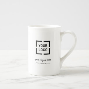 Custom Logo branded promotional Bone China Mug