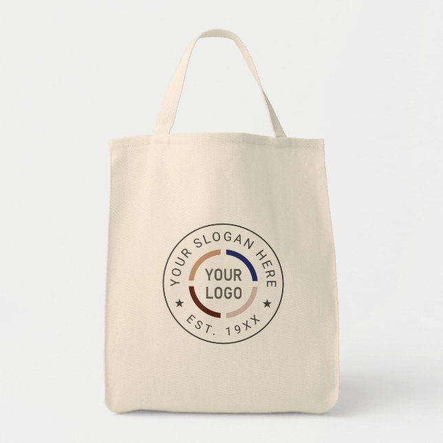 Custom Logo branded promotional Tote Bag (Front)