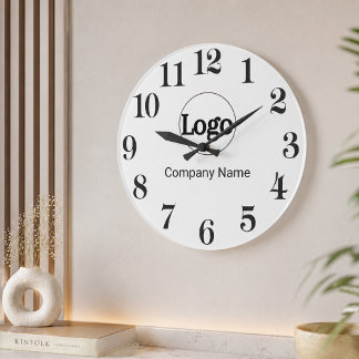 Custom Logo Branding Business Promotional Gift Large Clock