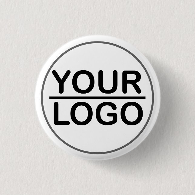 Custom logo business 1 inch round button (Front)