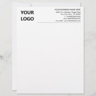 Custom Logo Business Address Personalized Office Letterhead