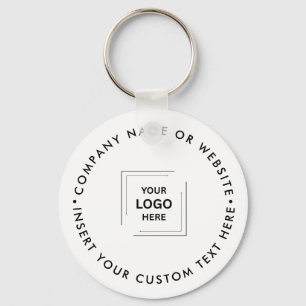Custom Logo Business Branded Key Tag Keychain