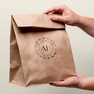  Custom Logo Business Branding Bags and Boxes Logo Rubber Stamp