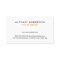 Custom logo business cards - any colour background