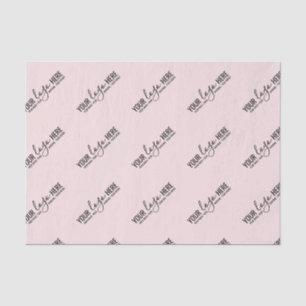Custom Logo Business Company Packaging Blush Pink Tissue Paper