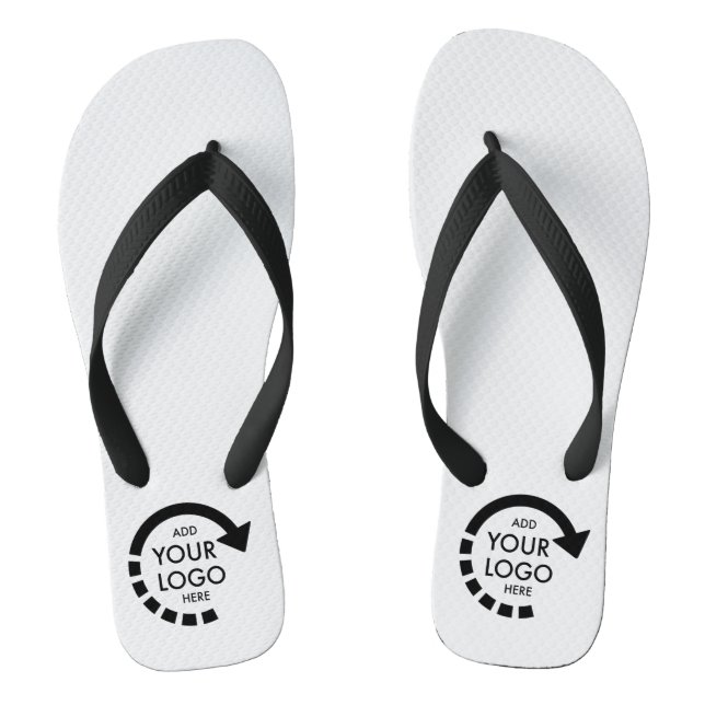 Custom Logo Business Company Staff Flip Flops (Footbed)