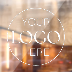 Custom Logo Business Company   Upload Logo Window Cling