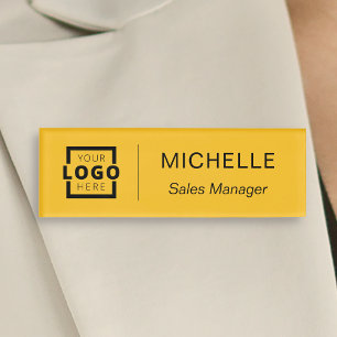 Custom Logo Business Employee Staff Name Tag