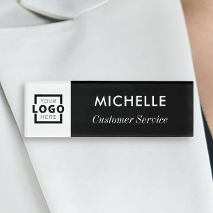 Custom Logo Business Employee Staff Name Tag