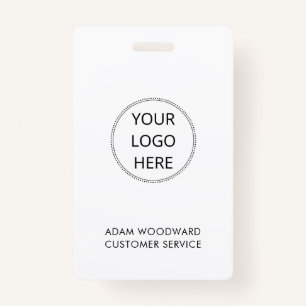 Custom Logo Business ID Staff Employee Badge