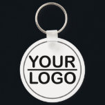 Custom logo business keychain<br><div class="desc">The Custom Logo Business Basic Button Keychain from Zazzle is a fun and practical way to promote your business or add a personal touch to your keys. These custom keychains are printed on one side of a standard button that is attached to a lightweight keychain, making them the perfect size...</div>