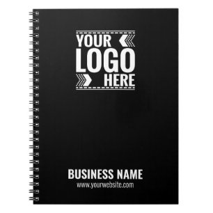Custom Logo, Business or Brand Logo Personalized  Notebook