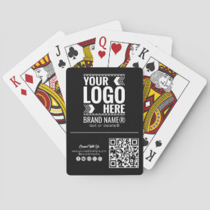 Custom Logo, Business or Brand Logo Personalized  Playing Cards