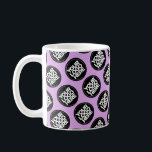 Custom logo business pattern employee coffee mug<br><div class="desc">Easily personalize this simple Custom business pattern employee Coffee Mug adding your company logo, photo or any image. Upload a custom background image or choose any background solid colour. Create your own cute lavender pink pastel colour branded mugs with your corporate custom logo. A basic, professional custom logo mug template...</div>