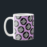 Custom logo business pattern employee coffee mug<br><div class="desc">Easily personalize this simple Custom business pattern employee Coffee Mug adding your company logo, photo or any image. Upload a custom background image or choose any background solid colour. Create your own cute lavender pink pastel colour branded mugs with your corporate custom logo. A basic, professional custom logo mug template...</div>