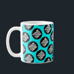 Custom logo business pattern employee coffee mug<br><div class="desc">Easily personalize this simple Custom business pattern employee Coffee Mug adding your company logo, photo or any image. Upload a custom background image or choose any background solid colour. Create your own turquoise light blue colour branded mugs with your corporate custom logo. A basic, professional custom logo mug template perfect...</div>