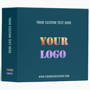 Custom Logo Business Personalized - Choose Colours Binder