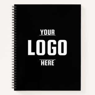 Custom Logo Business Promotional Black Notebook