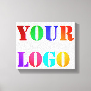 Custom Logo Business Promotional Personalized Your Canvas Print