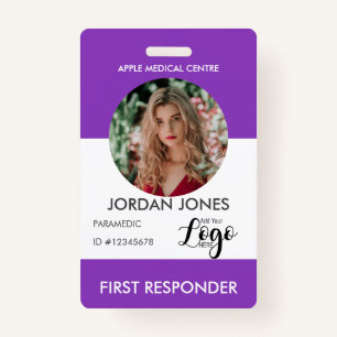 custom logo business staff Photo ID Security ID Ba Badge