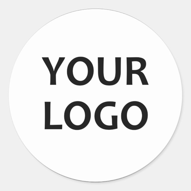 custom logo business sticker (Front)