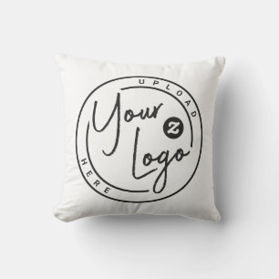 Custom Logo Business Throw Pillow
