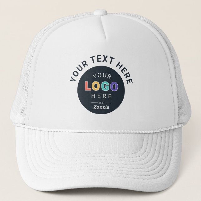 Custom Logo Business  Trucker Hat (Front)