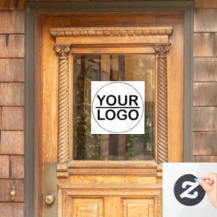 Custom logo business  window cling