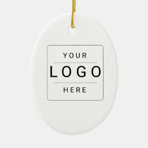 Custom Logo Ceramic Ornament